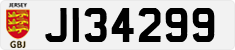 License plate of Jersey, Regular plates (J123456)