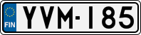 License plate of Finland, Cars