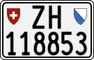 License plate of Switzerland, Motorcycles