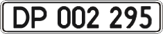 License plate Ukraine, Diplomatic