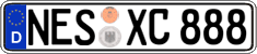 German license plate, Regular plates