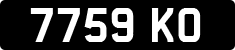 License plate of the United Kingdom, 1932 year system