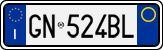 License plate of Italy, Cars (1994 year series)