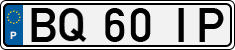 License plate of Portugal, Regular plates