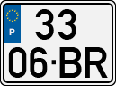License plate of Portugal, Regular plates