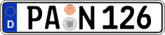 German license plate, Regular plates