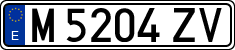 License plates of Spain, 1971 year series