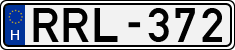 license plates of Hungary, Cars (1990)