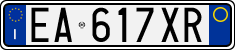 License plate of Italy, Cars (1994 year series)