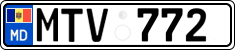 License plate of Moldova, Cars (2015)