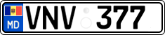 License plate of Moldova, Cars (2015)