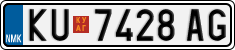 License plate of North Macedonia, Regular plates (2012)
