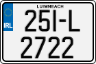License plate of Ireland, Regular plates