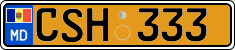 License plate of Moldova, Public transport (2015)