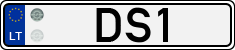 License plate of Lithuania, Vanity Plates