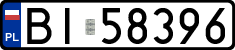License plates of Poland, Regular car plates