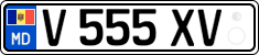 License plate of Moldova, Trailers (2015)