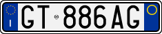 License plate of Italy, Cars (1994 year series)
