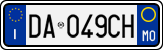 License plate of Italy, Cars (1994 year series)