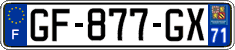 French license plate, SIV (ordinary)