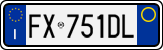 License plate of Italy, Cars (1994 year series)