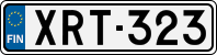 License plate of Finland, Cars