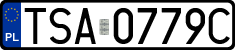 License plates of Poland, Regular car plates