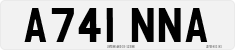 License plate of the United Kingdom, 1983 year system
