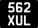 License plate of the United Kingdom, 1932 year system