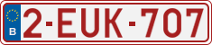 License plate of Belgium, Regular plates (2010)