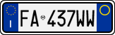 License plate of Italy, Cars (1994 year series)