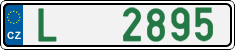 License plate of the Czech Republic, Dealer (2001)