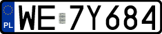 License plates of Poland, Regular car plates