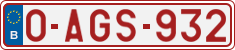License plate of Belgium, Regular plates (2010)