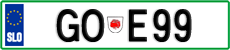License plate of Slovenia, Vanity Plates