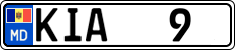 License plate of Moldova, Cars (2015)