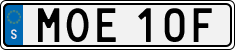 License plate of Sweden, Regular plates