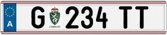 License plate of Austria, Regular plates