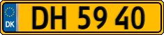 License plate of Denmark, Commercial vehicles