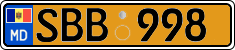 License plate of Moldova, Public transport (2015)