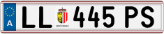 License plate of Austria, Regular plates