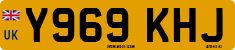 License plate of the United Kingdom, 1983 year system