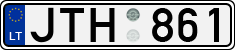 License plate of Lithuania, Cars