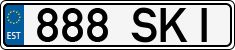 License plate of Estonia, Regular car plates