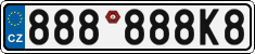License plate of the Czech Republic, Vanity Plates