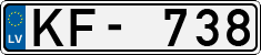 License plate of Latvia, Regular car plates