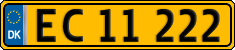 License plate of Denmark, Commercial vehicles