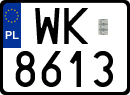 License plates of Poland, Special vehicles and motorcycles