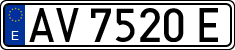 License plates of Spain, 1971 year series