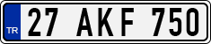 License plate of Turkey, Regular plates